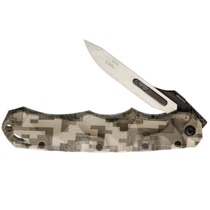 Havalon Piranta Stag Folding Knife Digital Green Camo Knives Saws And Sharpeners