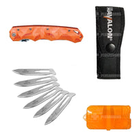 Havalon Quik-Change Zytel Orange Hunting & Survival Knives
