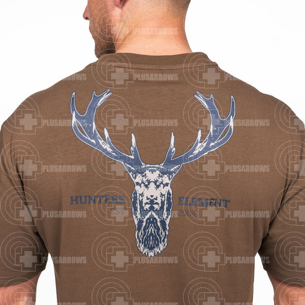 Hunters Element Alpha Stag Tee Xl / Light Marle Shirts