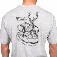 Hunters Element Roar Tee Xl / Grey Marle Shirts

