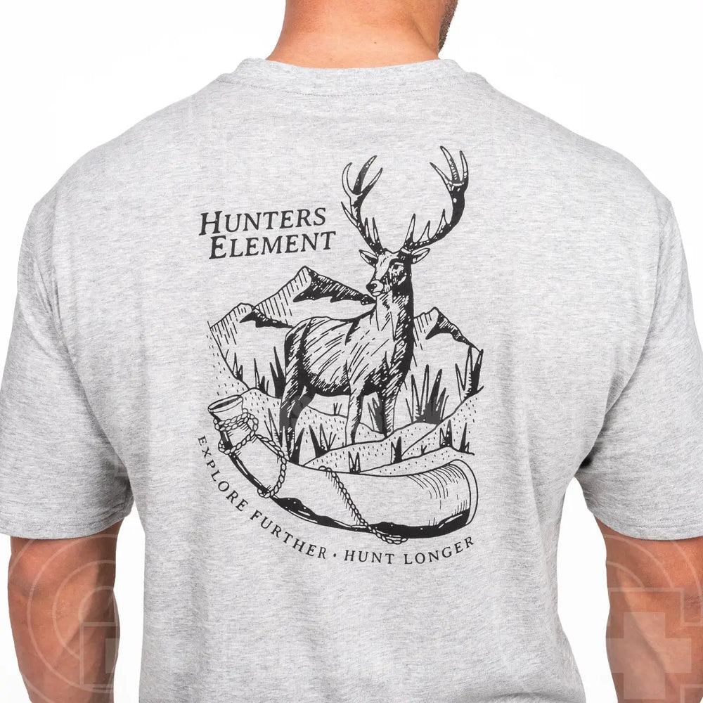 Hunters Element Roar Tee Xl / Grey Marle Shirts