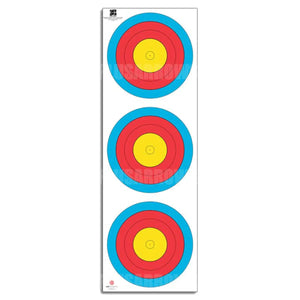 JVD 3 x 20cm Spot Vertical Compound Target Face Single Targets
