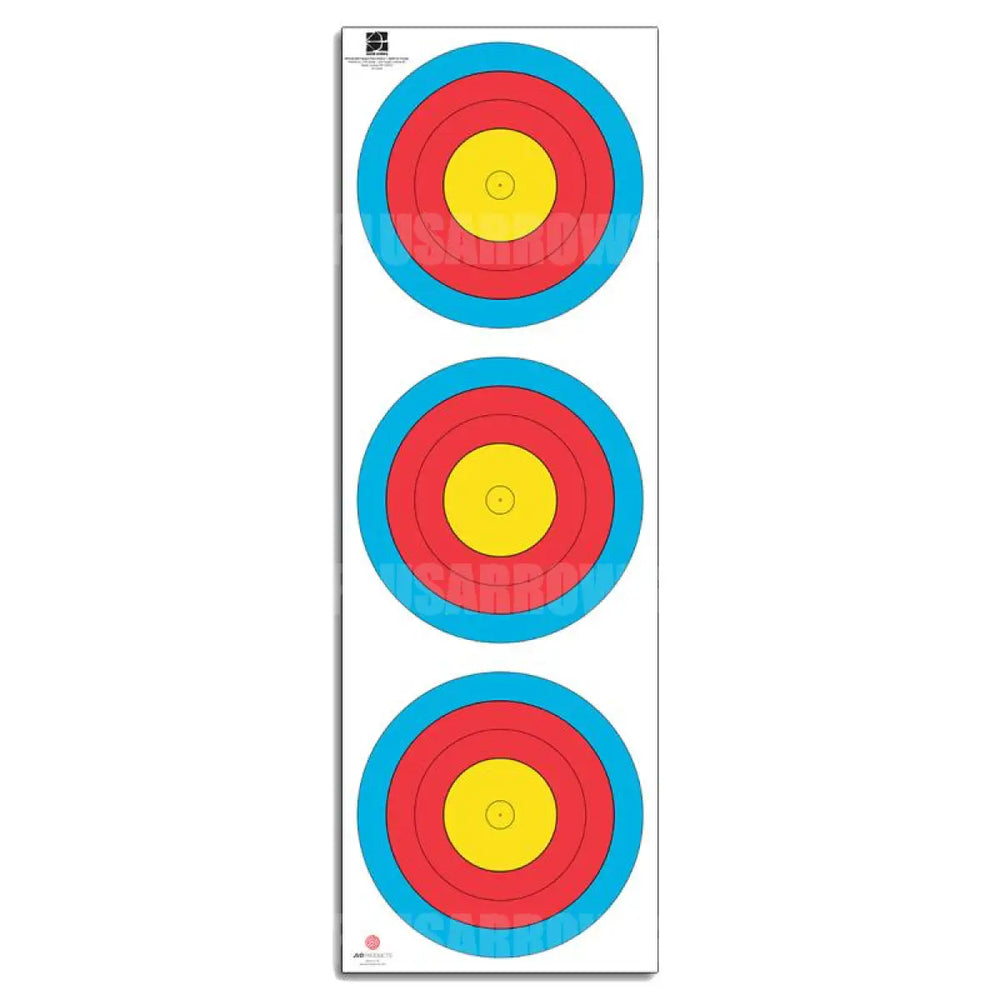 JVD 3 x 20cm Spot Vertical Compound Target Face Single Targets