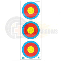 JVD 3 x 20cm Spot Vertical Compound Target Face - Plusarrows Archery Hunting Outdoors
