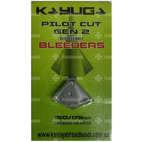 Kayuga Pilot Cut Gen 2 Replaceable Bleeders(8 Pack) Broadhead

