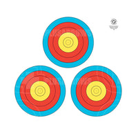 Maple Leaf 20cm Reduced IFAA/NFAA Indoor Target Face 25pk Targets

