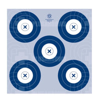 Maple Leaf 40cm IFAA/NFAA Indoor Target Face Five Spot / Single Target Targets
