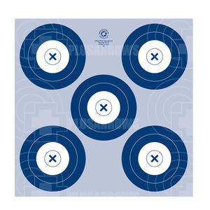 Maple Leaf 40cm IFAA/NFAA Indoor Target Face Five Spot / Single Target Targets
