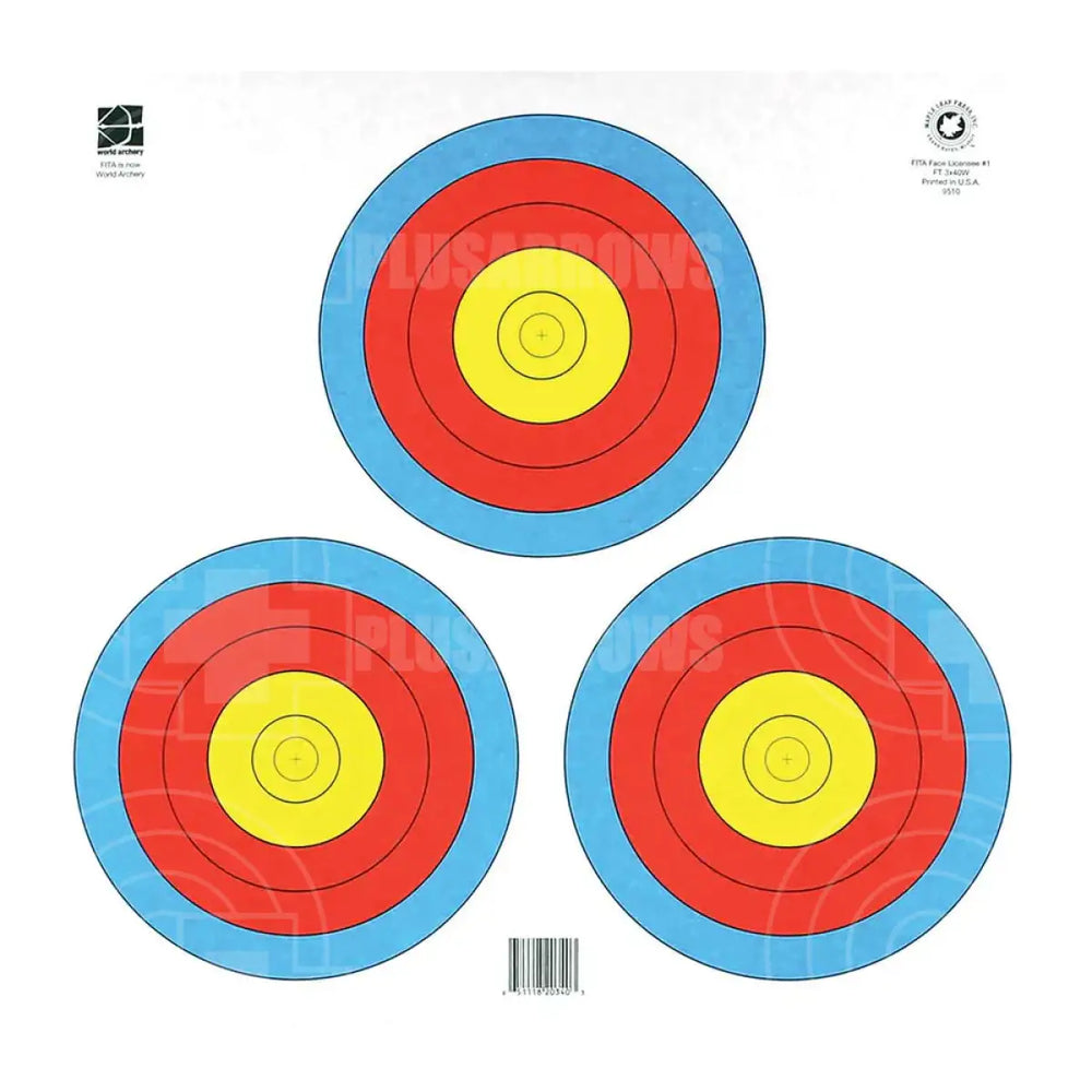 Maple Leaf FT-40cm Vegas 3 Spot Target Face Targets