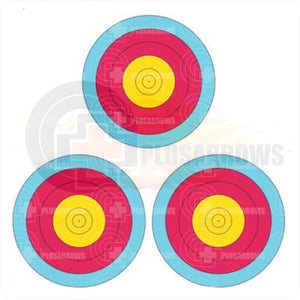 Maple Leaf FT-40cm Vegas 3 Spot Target Face - Plusarrows Archery Hunting Outdoors