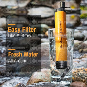 Membrane Solutions Water Filter Straw
