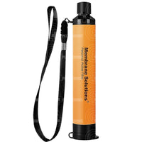 Membrane Solutions Water Filter Straw Orange