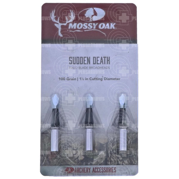 Mossy Oak Sudden Death Broadhead Broad Heads & Small Game Points