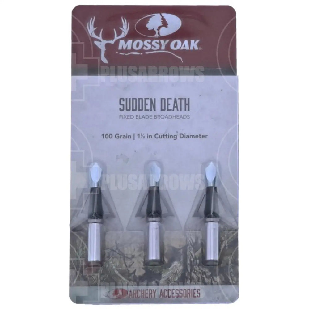 Mossy Oak Sudden Death Broadhead Broad Heads & Small Game Points