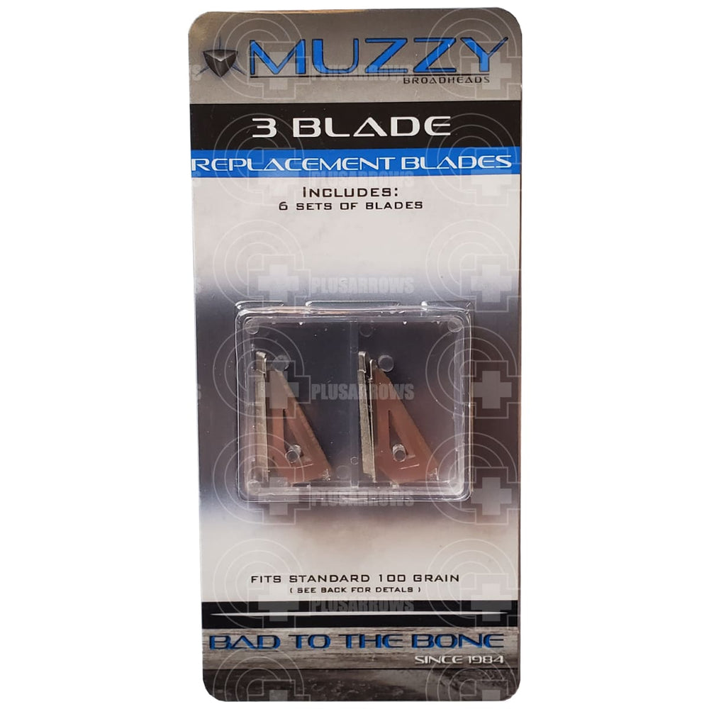 Muzzy Replacement Blades (18 Pack) 100 Broad Heads & Small Game Points