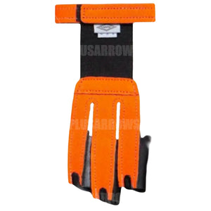 Neet Neon Colour Youth Shooting Glove Orange Finger Tabs & Gloves