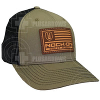 Nock On Snapback Cap On Full Grain Hats And Caps
