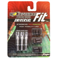 Nockturnal Universal Fit Strobing Lighted Nock (3Pk) Red/green Nocks
