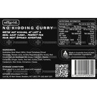 Offgrid No Kidding Curry Heat & Eat Meal Meals
