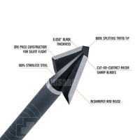 Ozcut Elite Series 2 Blade Broad Head (3 Pack) Broad Heads & Small Game Points
