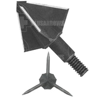Ozcut Elite Series 3 Blade Broad Head (3 Pack) Heads & Small Game Points
