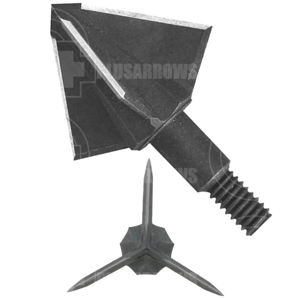 Ozcut Elite Series 3 Blade Broad Head (3 Pack) Heads & Small Game Points