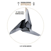 Ozcut Hurricane 3 Blade Broad Head (3 Pack) Broad Heads & Small Game Points
