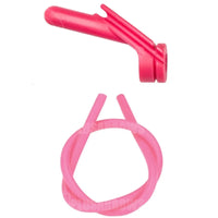 Pine Ridge Archery Coloured Nitro Self Aligning Peep Sight 3/16 / Pink & Kisser Button
