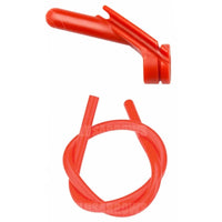 Pine Ridge Archery Coloured Nitro Self Aligning Peep Sight 3/16 / Red & Kisser Button
