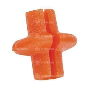 Pine Ridge Archery Kisser Button Orange / Slotted Peep Sight &
