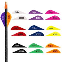 Easton Powerflight Carbon Arrows (6 Pk) 300 / 2 Blazer Vane
