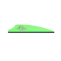 Q2I Archery Fusion X-Ii 2.1’ - Sl Vane Green / 2.1” 24 Pack Vanes
