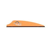 Q2I Archery Fusion X-Ii 2.1’ - Sl Vane Orange / 2.1” 24 Pack Vanes