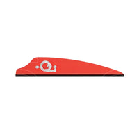 Q2I Archery Fusion X-Ii 2.1’ - Sl Vane Red / 2.1” 24 Pack Vanes

