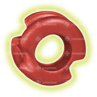 Rad Super Deuce Glow Peep 3/16 / Red Sight & Kisser Button