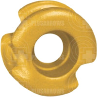 Rad Super Deuce Peep Sight Yellow / 1/4 Max Hunter & Kisser Button
