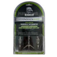 Ramcat Diamondback Hybrid Broadhead (3 Pack) Broad Heads & Small Game Points
