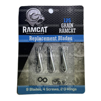Ramcat Hydroshock Fixed Blade Broadhead Replacement Blades 125 Broad Heads & Small Game Points
