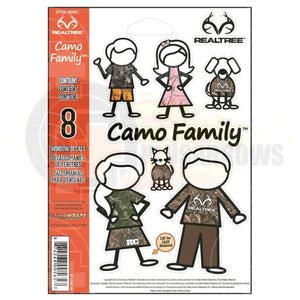 Realtree Camo Family Decal Sticker (8 Piece)