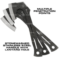 Reapr 3 Pack Chuk Throwing Knives Set
