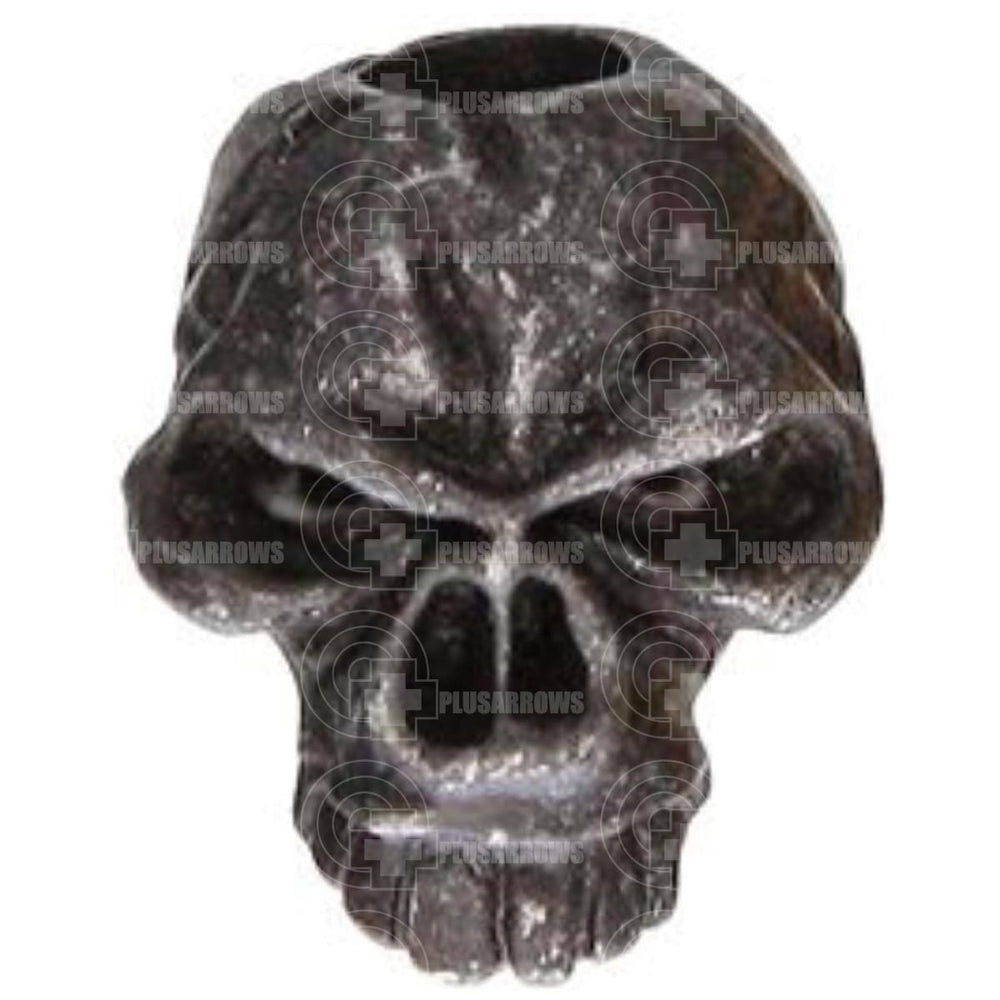 Schmuckatelli Co Sculptured Beads Emerson Skull Bead Black Oxidised Plated