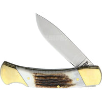 Schrade Stag 5” Lockback Pocket Knife (Sch6) Knives Saws And Sharpeners
