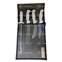 Sicut Butchers Knife Pack (5 Piece) White Glow In The Dark Knives Saws And Sharpeners
