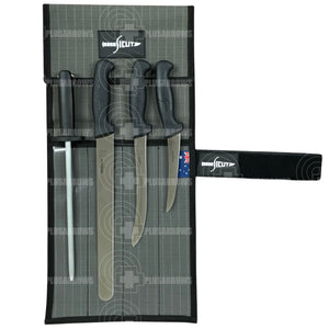 Sicut Fisherman Package Black Knives Saws And Sharpeners