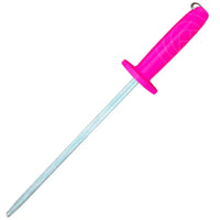 SICUT Sharpening Steel Medium Cut 10” Pink Knife Sharpeners

