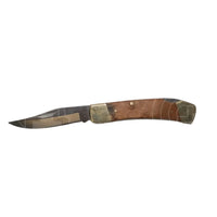 SICUT Traditional Lockback Folding Knife 3.75″ - Natural Burlwod - Folding Knife
