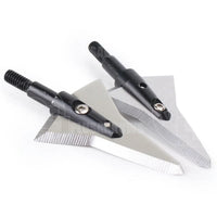 Single Bevel 2 Blade Broad Heads (6 Pack) & Small Game Points
