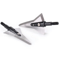 Single Bevel 2 Blade Broad Heads (6 Pack) & Small Game Points
