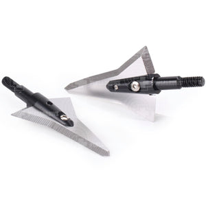 Single Bevel 2 Blade Broad Heads (6 Pack) & Small Game Points