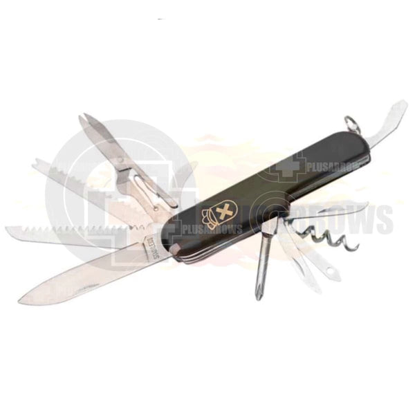 Swiss Style 13 Multi Function Pocket Knife - Plusarrows Archery Hunting Outdoors